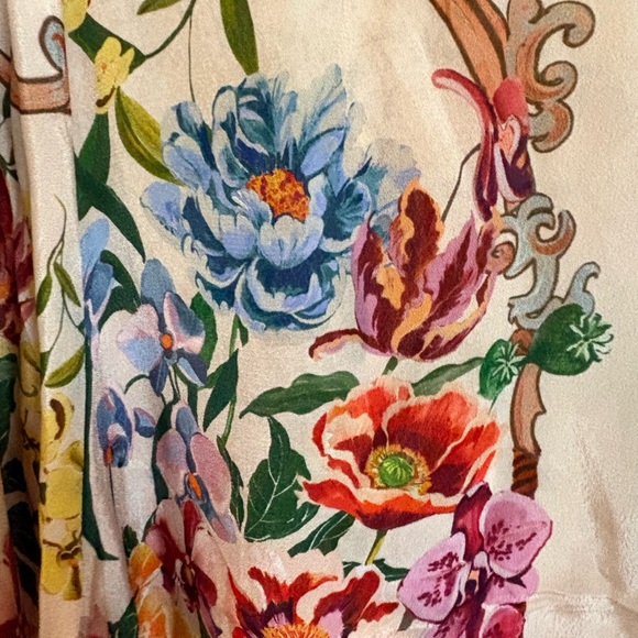 FARM Rio Pink Floral Button-Up Blouse - Picture 3 of 4